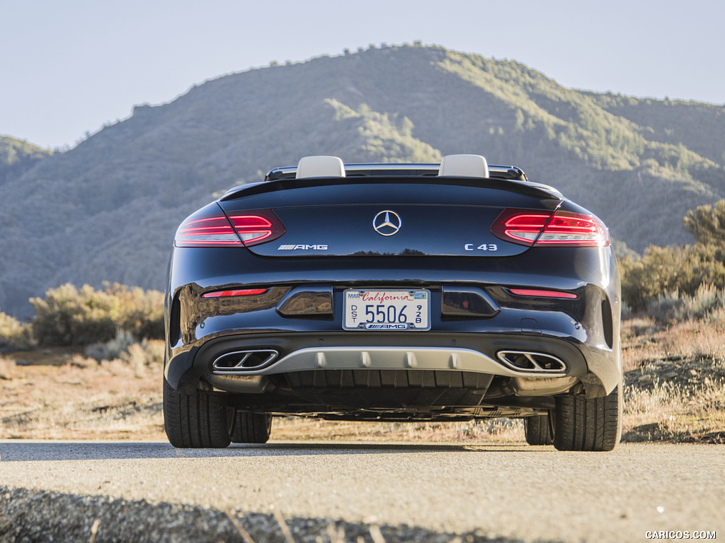 2017 Mercedes-AMG C43 Cabrio (US-Spec) - Rear