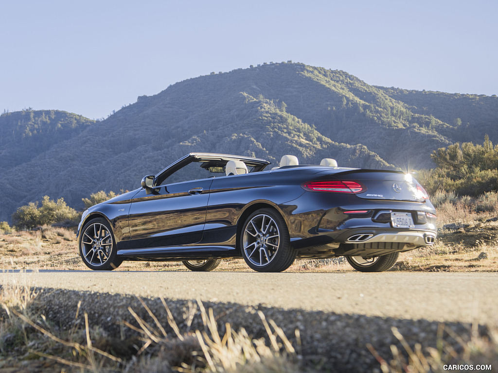 2017 Mercedes-AMG C43 Cabrio (US-Spec) - Rear Three-Quarter