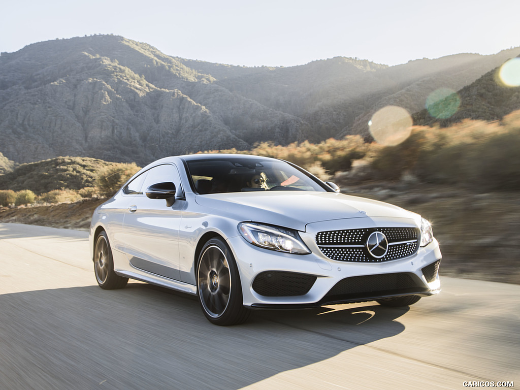 2017 Mercedes-AMG C43 Coupe (US-Spec) - Front Three-Quarter