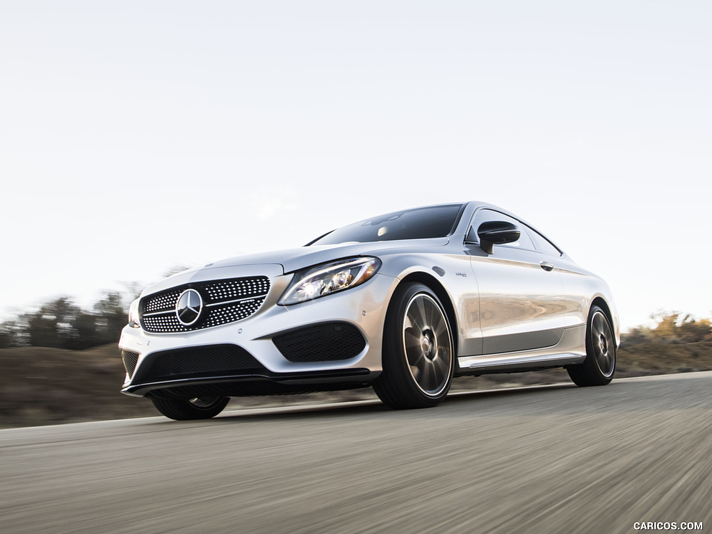 2017 Mercedes-AMG C43 Coupe (US-Spec) - Front Three-Quarter