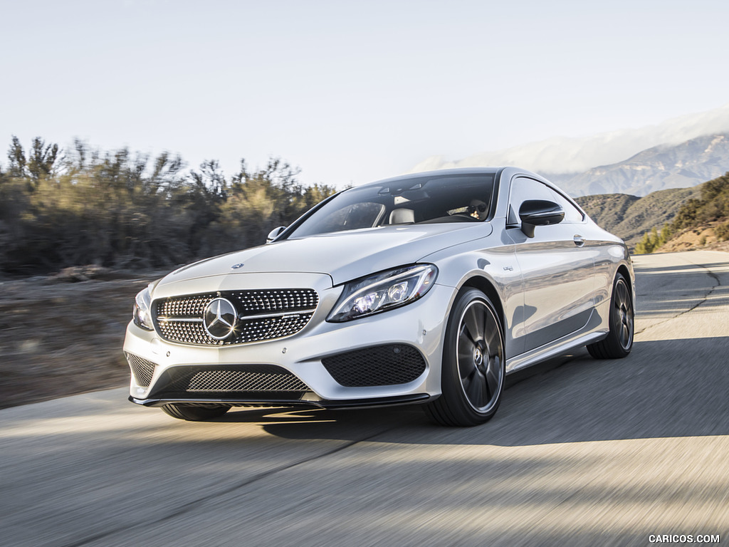 2017 Mercedes-AMG C43 Coupe (US-Spec) - Front Three-Quarter