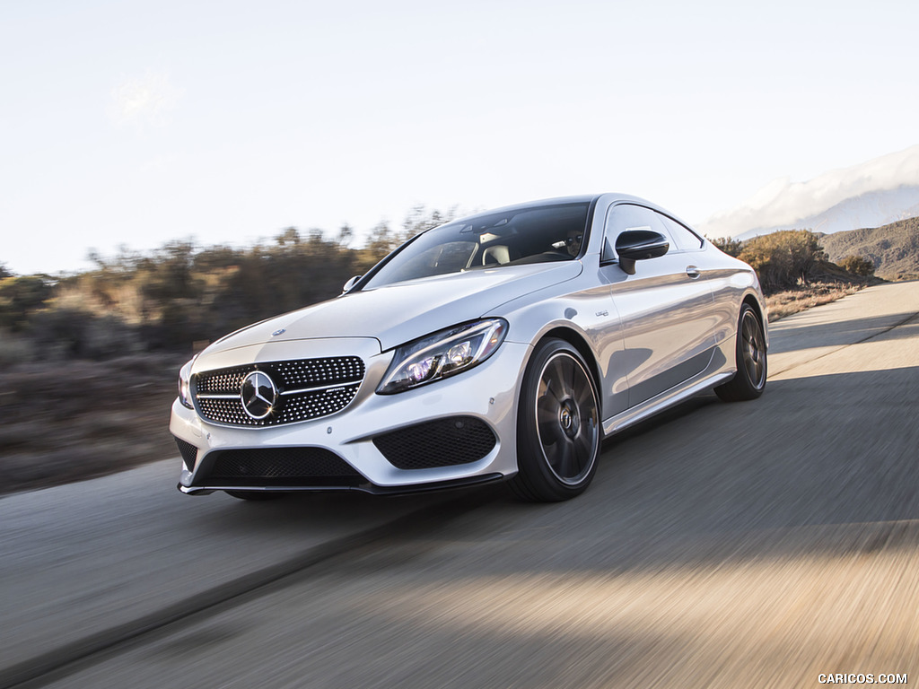 2017 Mercedes-AMG C43 Coupe (US-Spec) - Front Three-Quarter