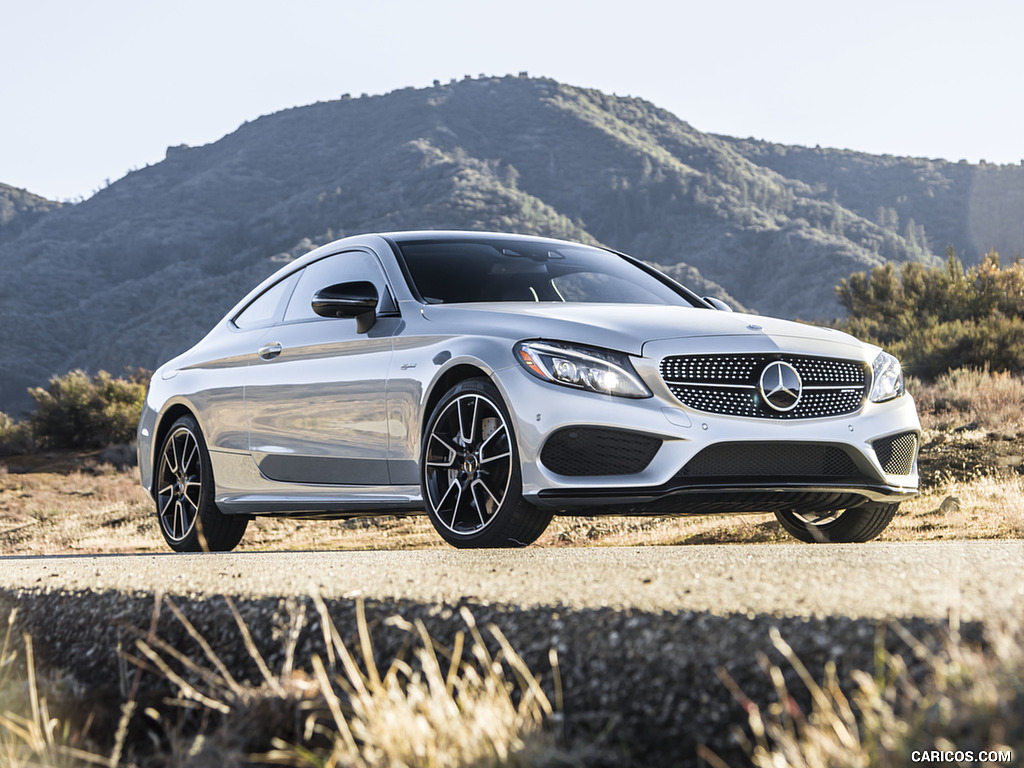 2017 Mercedes-AMG C43 Coupe (US-Spec) - Front Three-Quarter