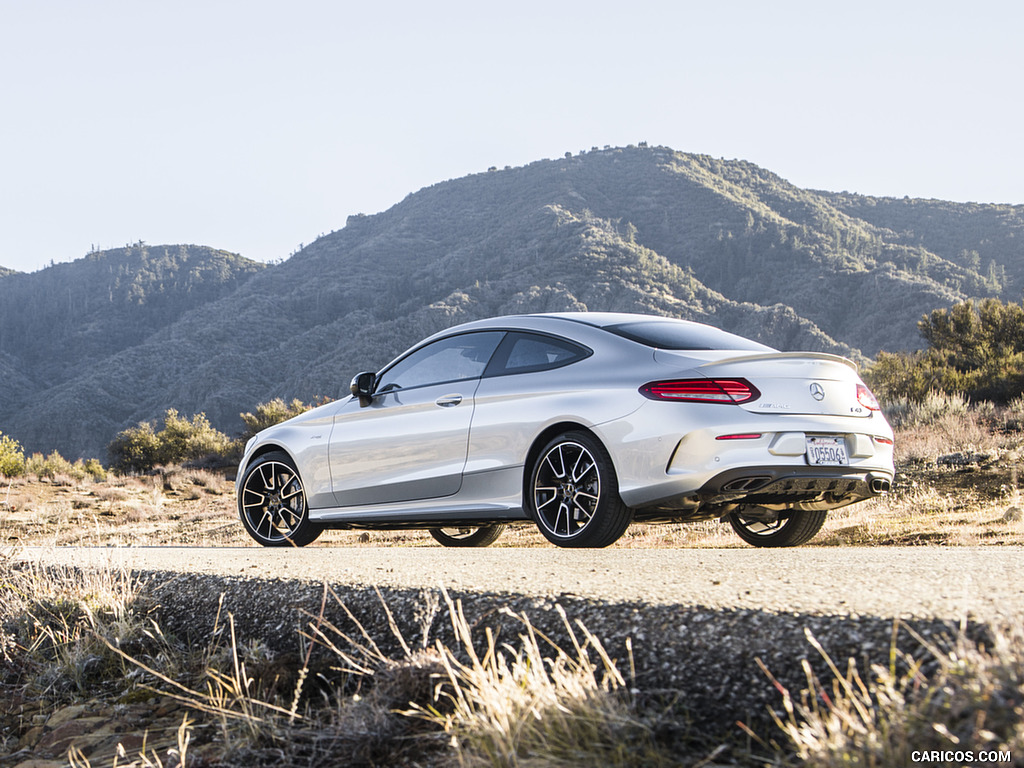 2017 Mercedes-AMG C43 Coupe (US-Spec) - Rear Three-Quarter