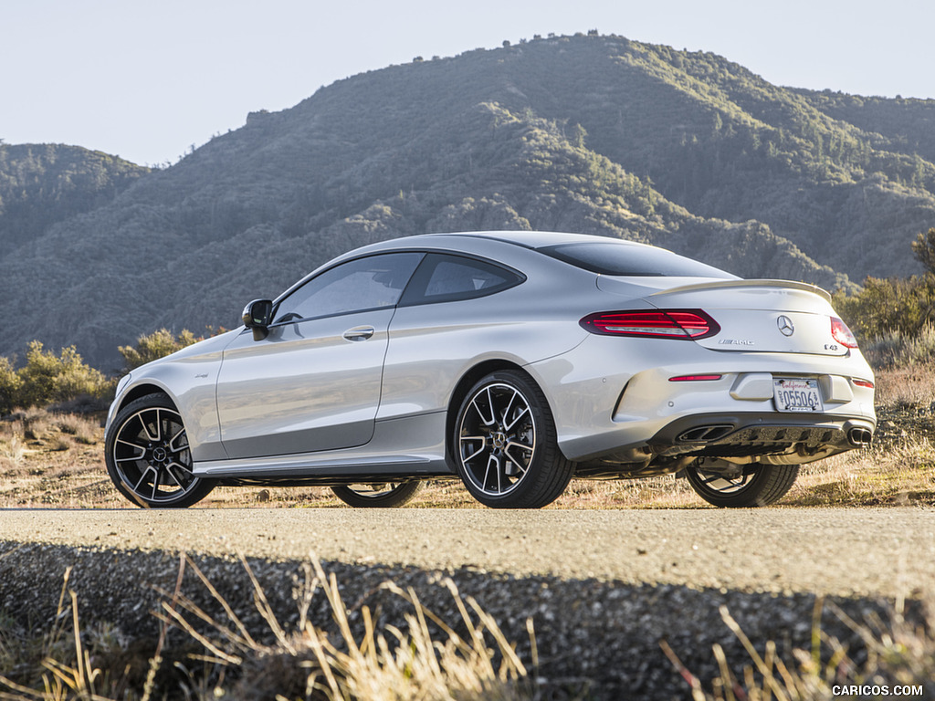 2017 Mercedes-AMG C43 Coupe (US-Spec) - Rear Three-Quarter