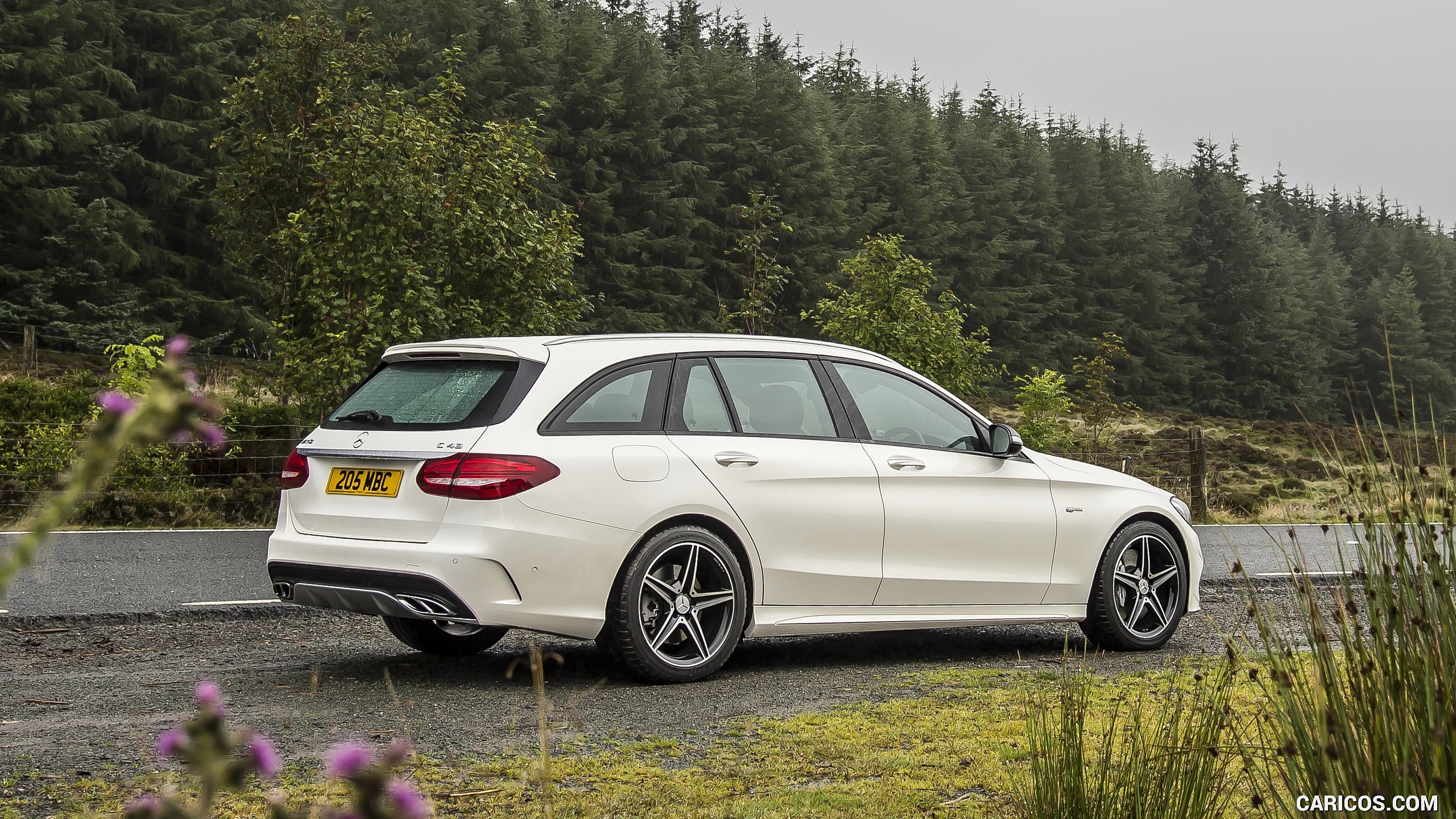 2017 Mercedes-AMG C43 Estate (UK-Spec) - Rear Three-Quarter, #2 of 52