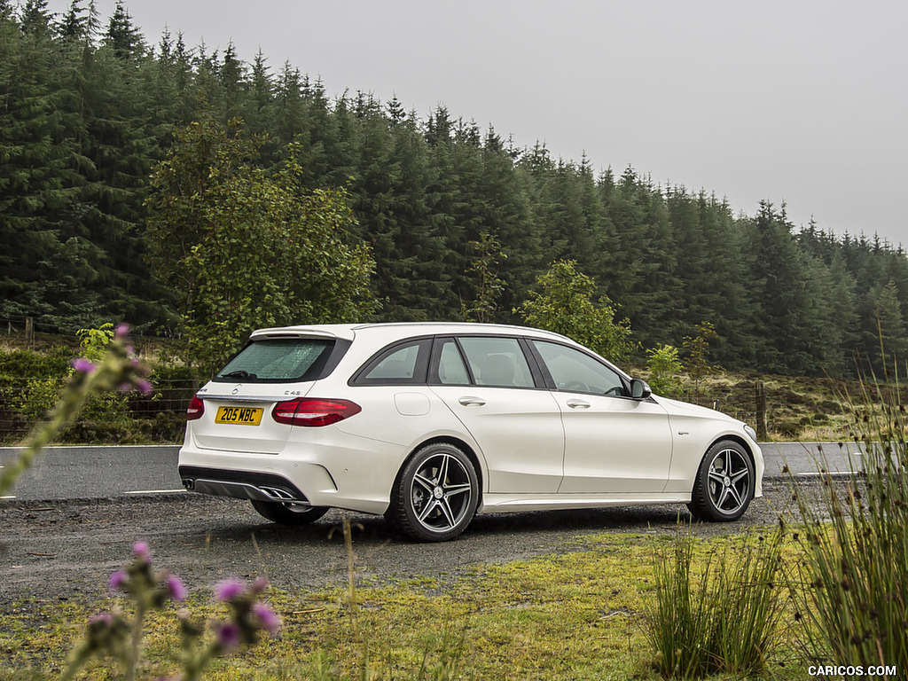 2017 Mercedes-AMG C43 Estate (UK-Spec) - Rear Three-Quarter