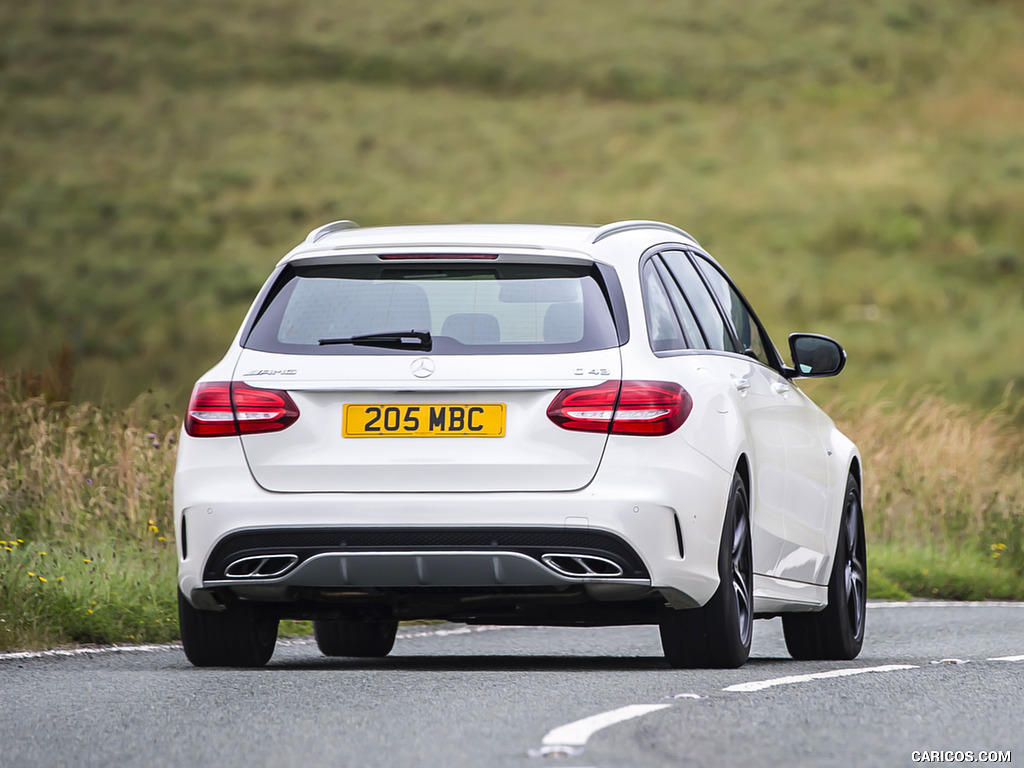 2017 Mercedes-AMG C43 Estate (UK-Spec) - Rear Three-Quarter