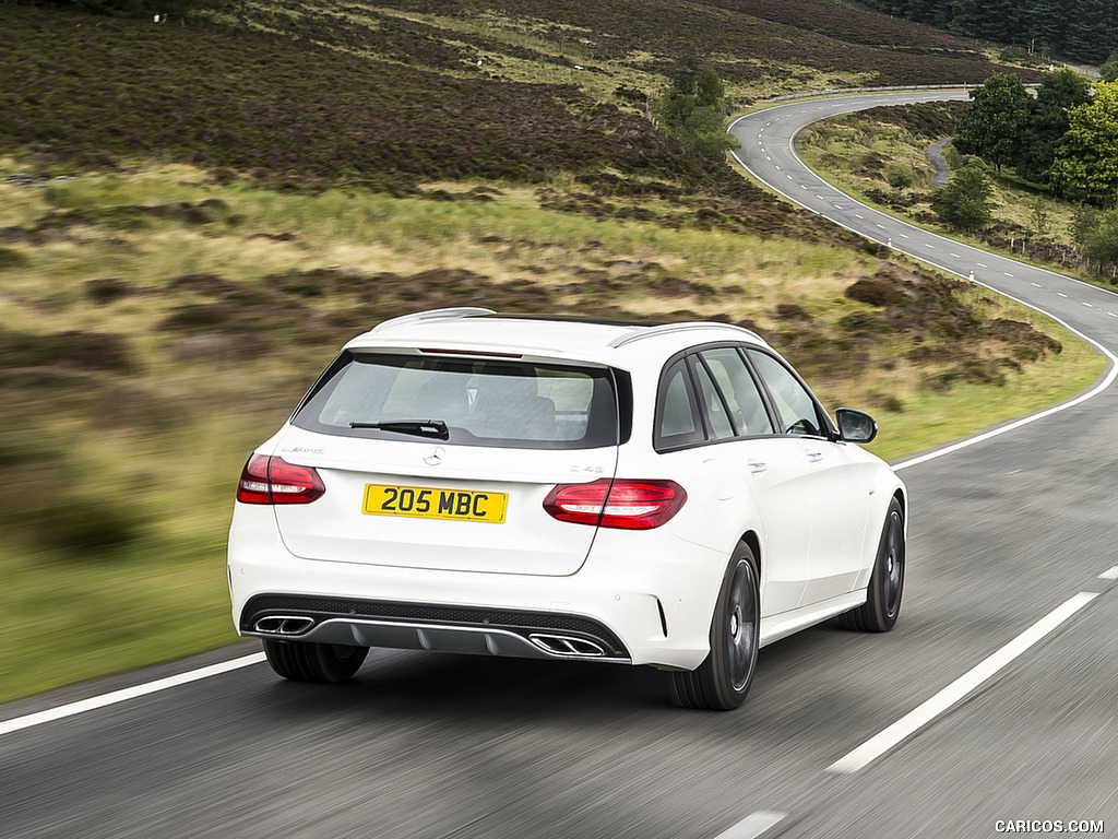 2017 Mercedes-AMG C43 Estate (UK-Spec) - Rear Three-Quarter