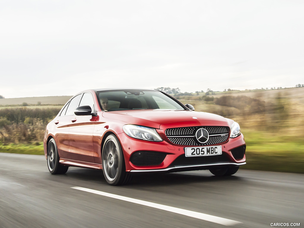 2017 Mercedes-AMG C43 Saloon (UK-Spec) - Front Three-Quarter