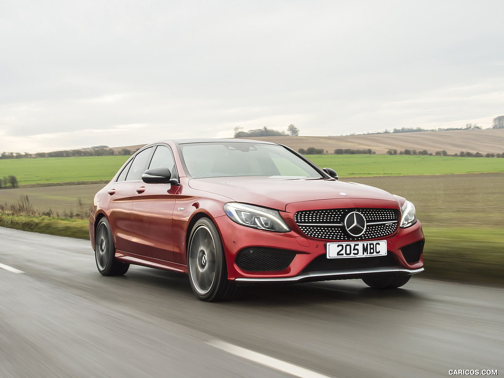 2017 Mercedes-AMG C43 Saloon (UK-Spec) - Front Three-Quarter