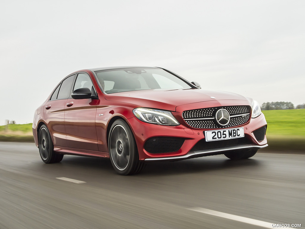 2017 Mercedes-AMG C43 Saloon (UK-Spec) - Front Three-Quarter