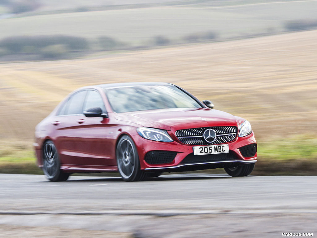 2017 Mercedes-AMG C43 Saloon (UK-Spec) - Front Three-Quarter