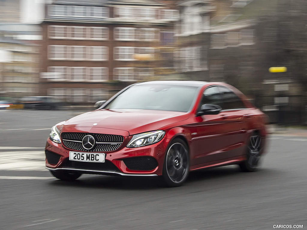 2017 Mercedes-AMG C43 Saloon (UK-Spec) - Front Three-Quarter