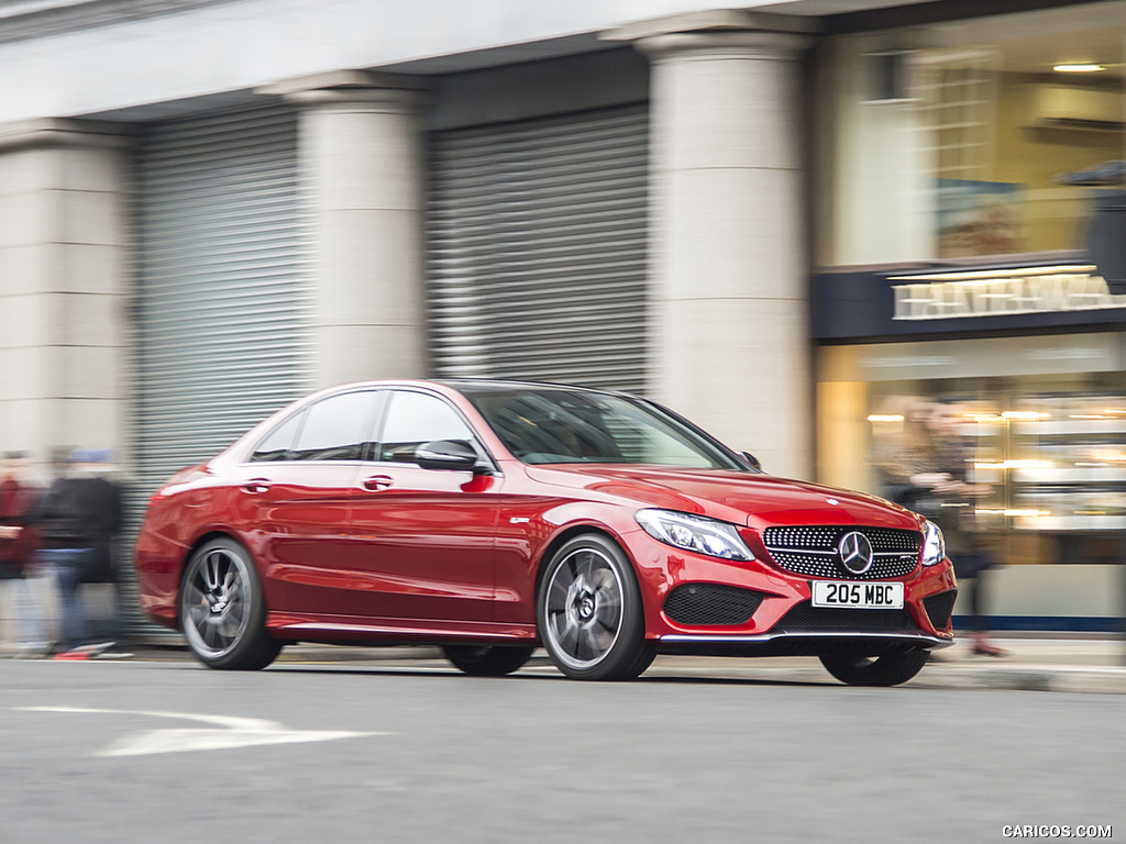 2017 Mercedes-AMG C43 Saloon (UK-Spec) - Front Three-Quarter