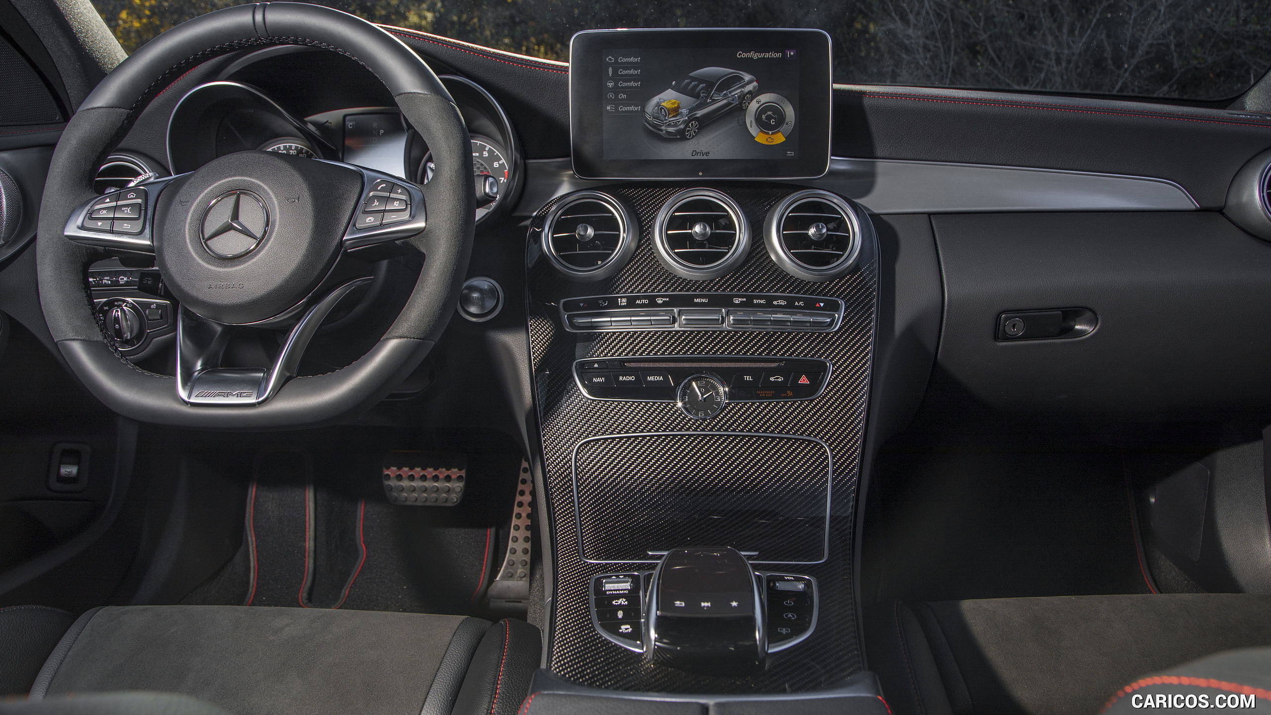 2017 Mercedes-AMG C43 Sedan (US-Spec) - Interior, Cockpit, #31 of 48
