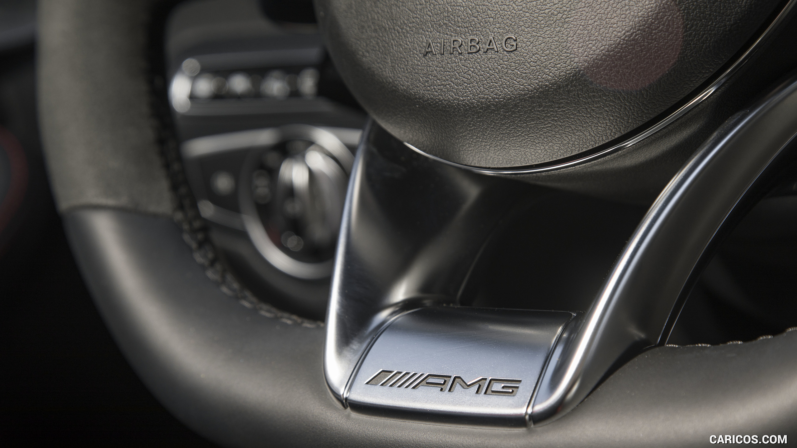 2017 Mercedes-AMG C43 Sedan (US-Spec) - Interior, Steering Wheel, #37 of 48