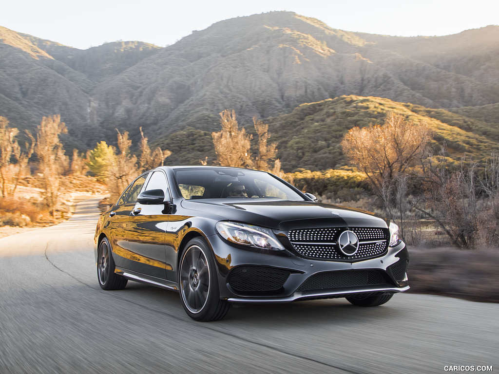 2017 Mercedes-AMG C43 Sedan (US-Spec) - Front Three-Quarter