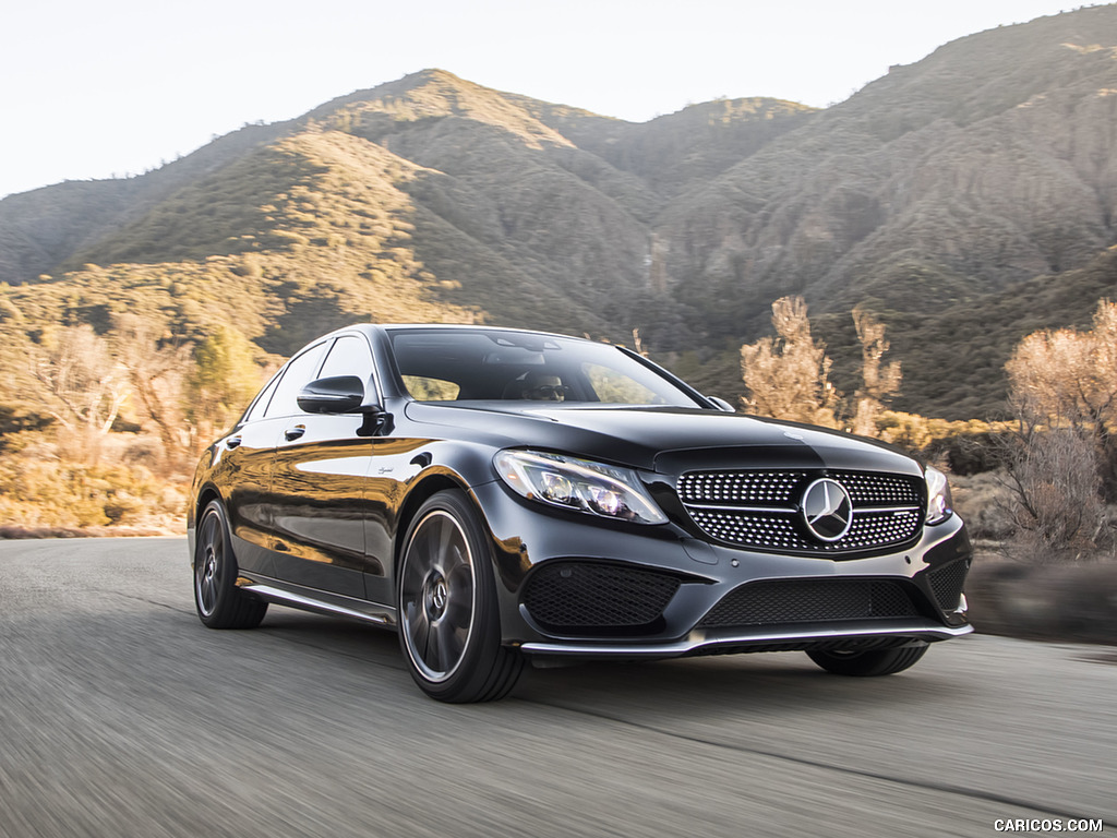 2017 Mercedes-AMG C43 Sedan (US-Spec) - Front Three-Quarter