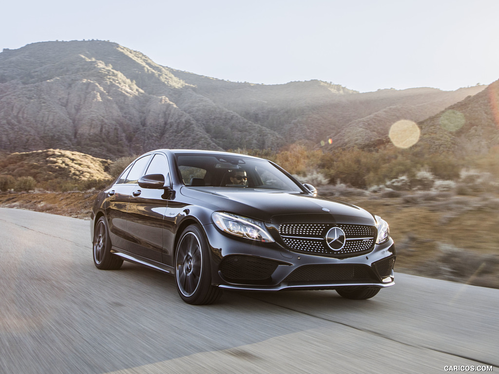 2017 Mercedes-AMG C43 Sedan (US-Spec) - Front Three-Quarter