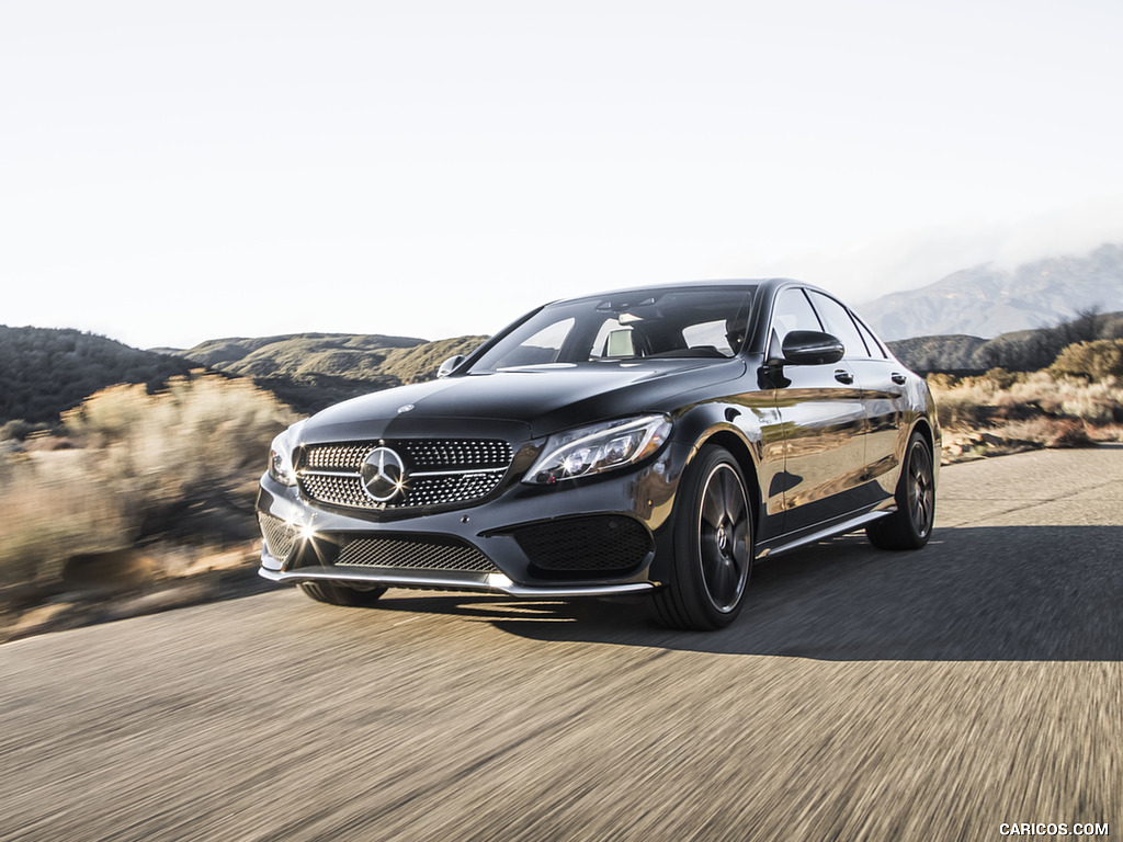 2017 Mercedes-AMG C43 Sedan (US-Spec) - Front Three-Quarter