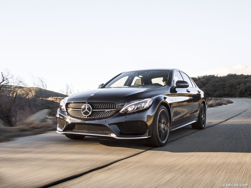 2017 Mercedes-AMG C43 Sedan (US-Spec) - Front Three-Quarter