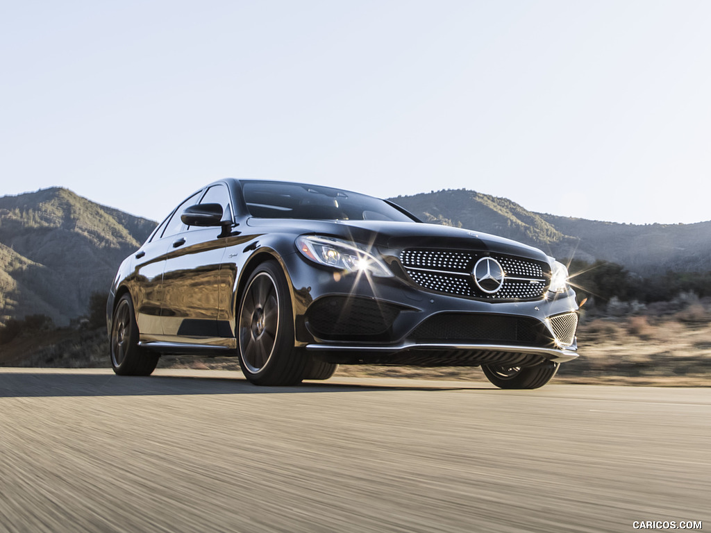 2017 Mercedes-AMG C43 Sedan (US-Spec) - Front Three-Quarter