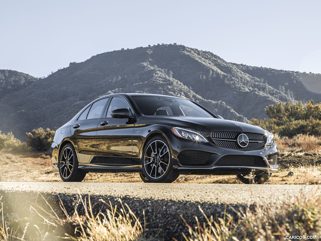 2017 Mercedes-AMG C43 Sedan (US-Spec) - Front Three-Quarter