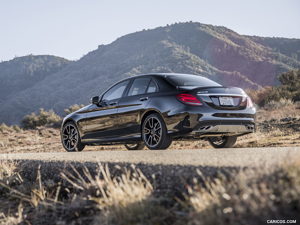 2017 Mercedes-AMG C43 Sedan (US-Spec) - Rear Three-Quarter