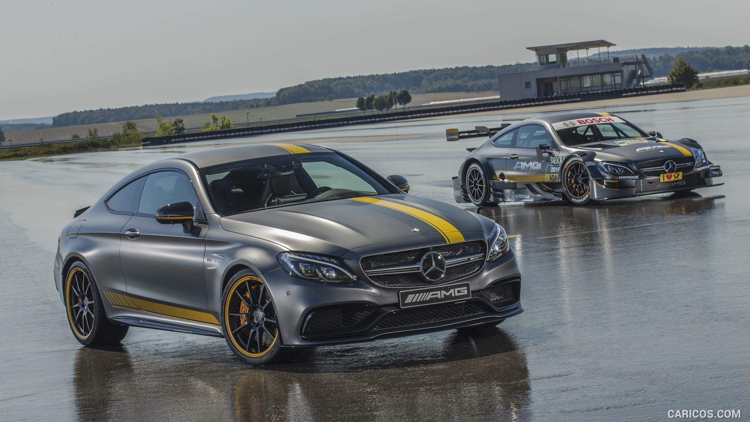 2017 Mercedes-AMG C63 Coupe Edition One and Mercedes-AMG DTM - Front, #2 of 86