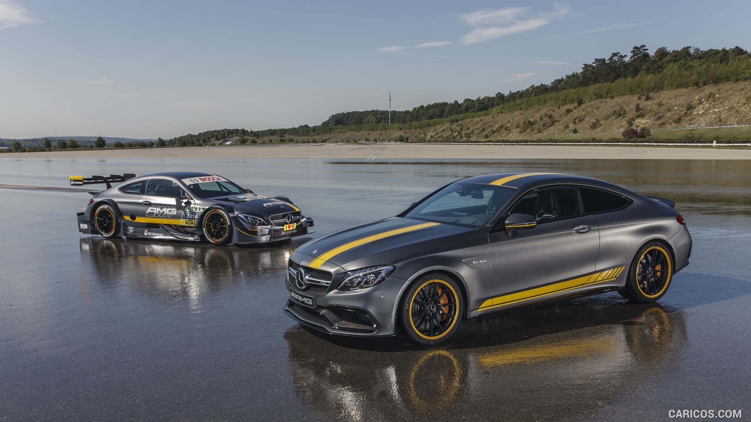 2017 Mercedes-AMG C63 Coupe Edition One and Mercedes-AMG DTM - Side, #6 of 86