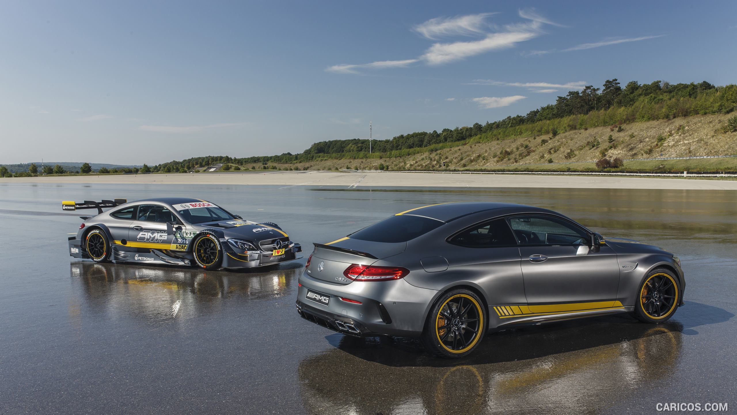 2017 Mercedes-AMG C63 Coupe Edition One and Mercedes-AMG DTM - Side, #7 of 86