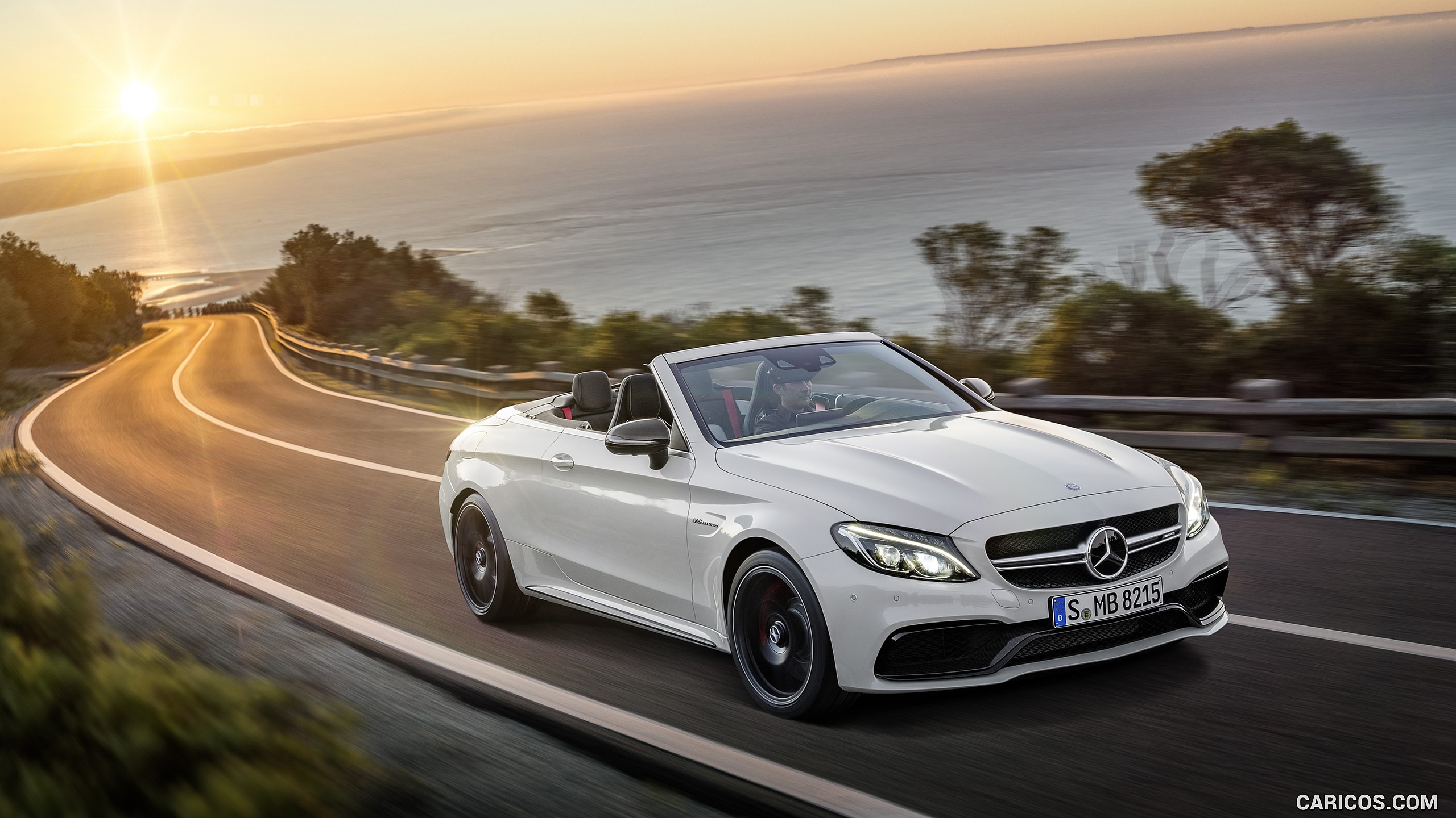 2017 Mercedes-AMG C63 S Cabriolet (Chassis: A205, Color: Designo Diamond White Bright) - Front, #3 of 222