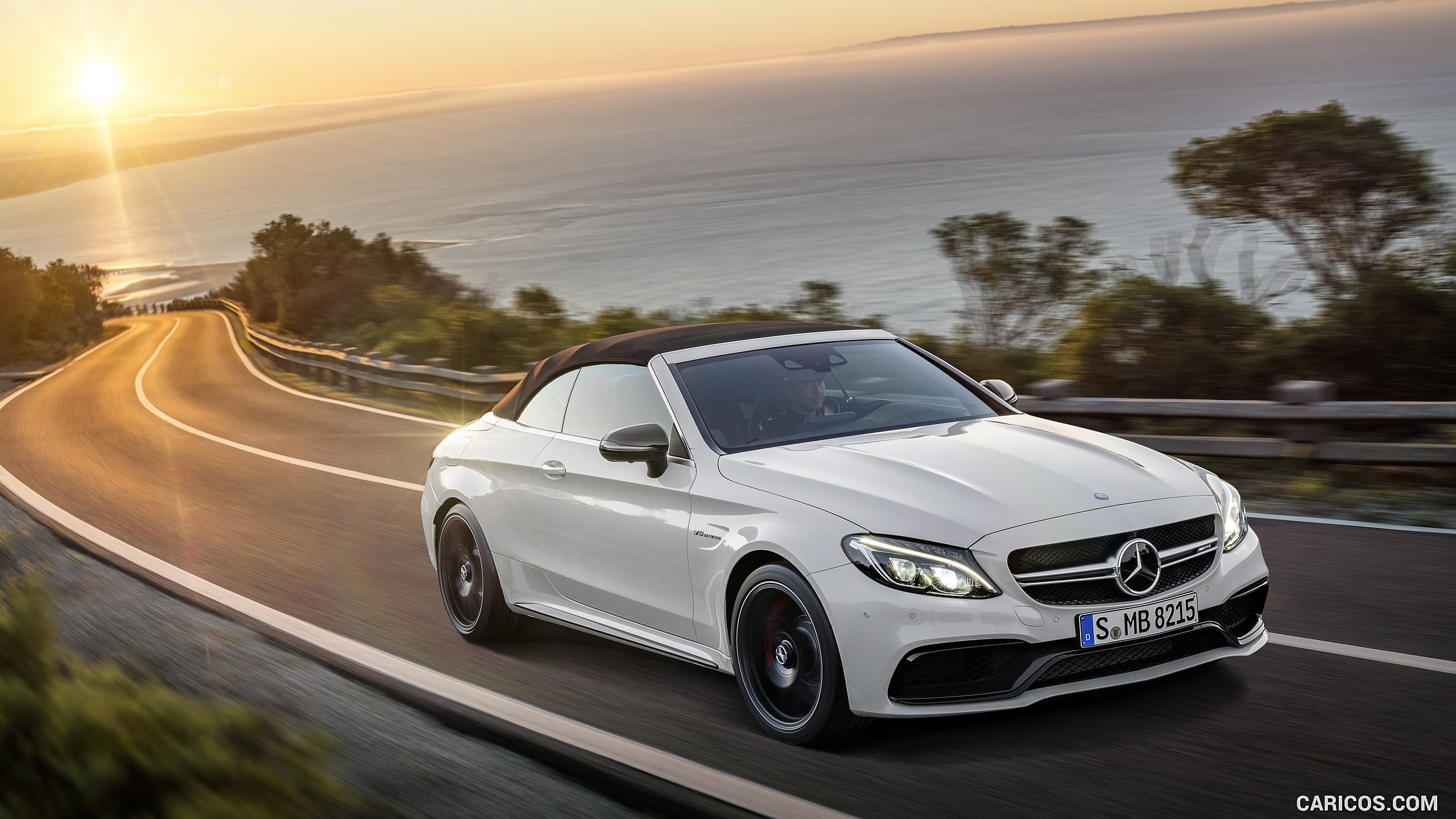 2017 Mercedes-AMG C63 S Cabriolet (Chassis: A205, Color: Designo Diamond White Bright) - Front, #4 of 222