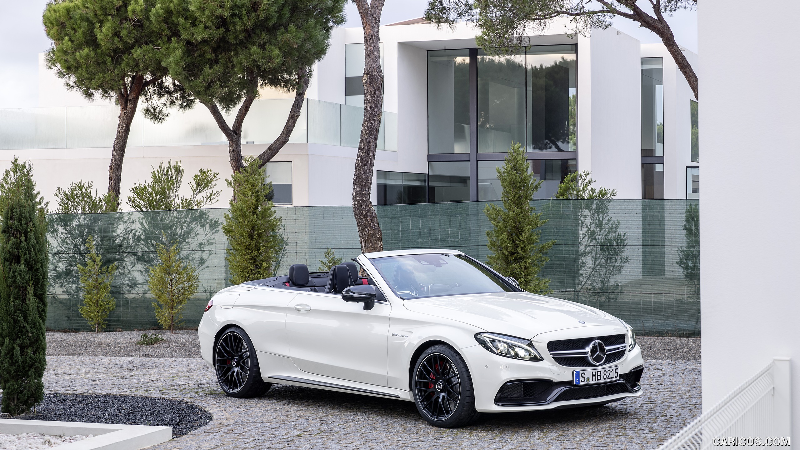 2017 Mercedes-AMG C63 S Cabriolet (Chassis: A205, Color: Designo Diamond White Bright) - Front, #14 of 222