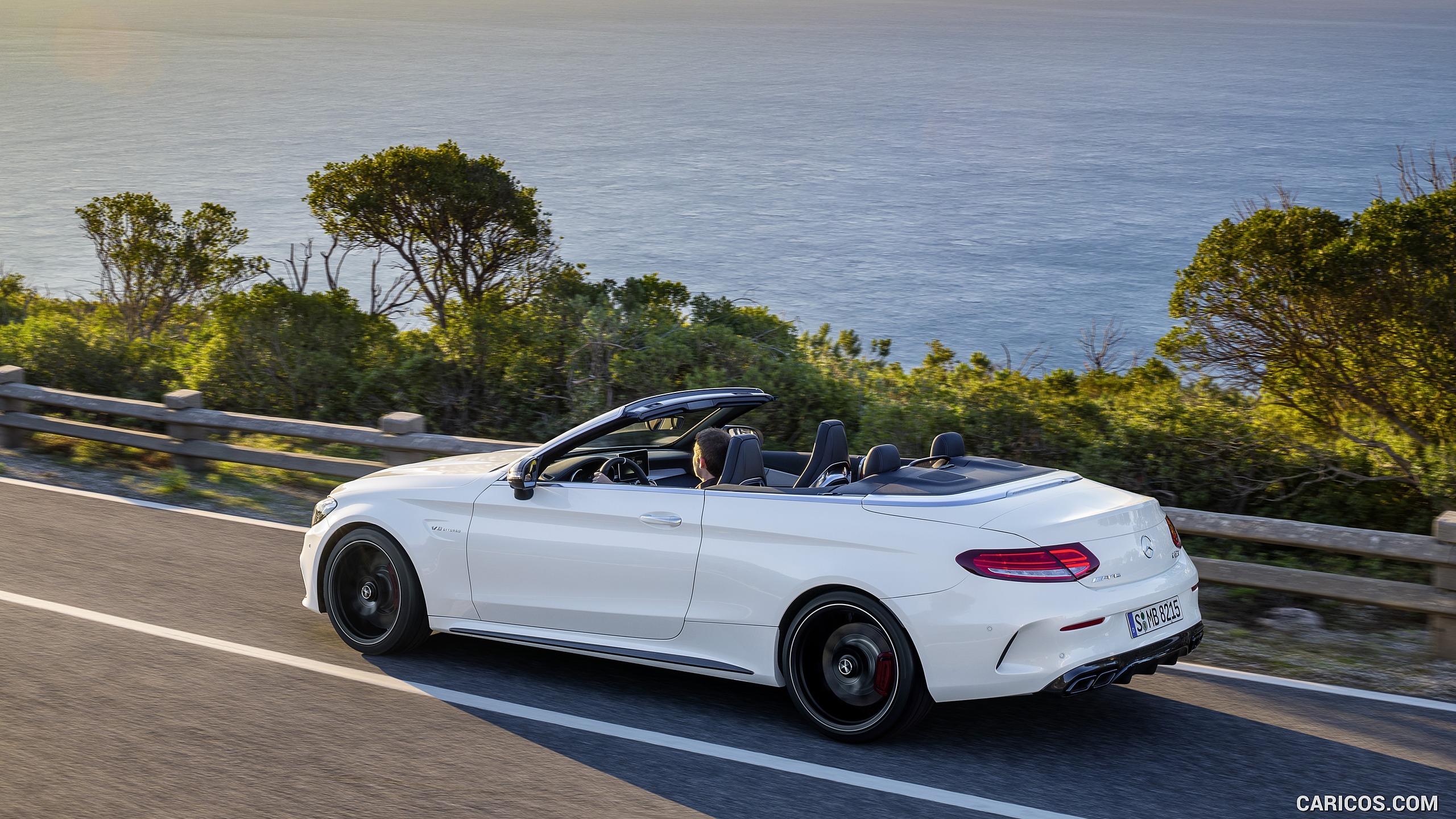 2017 Mercedes-AMG C63 S Cabriolet (Chassis: A205, Color: Designo Diamond White Bright) - Side, #7 of 222