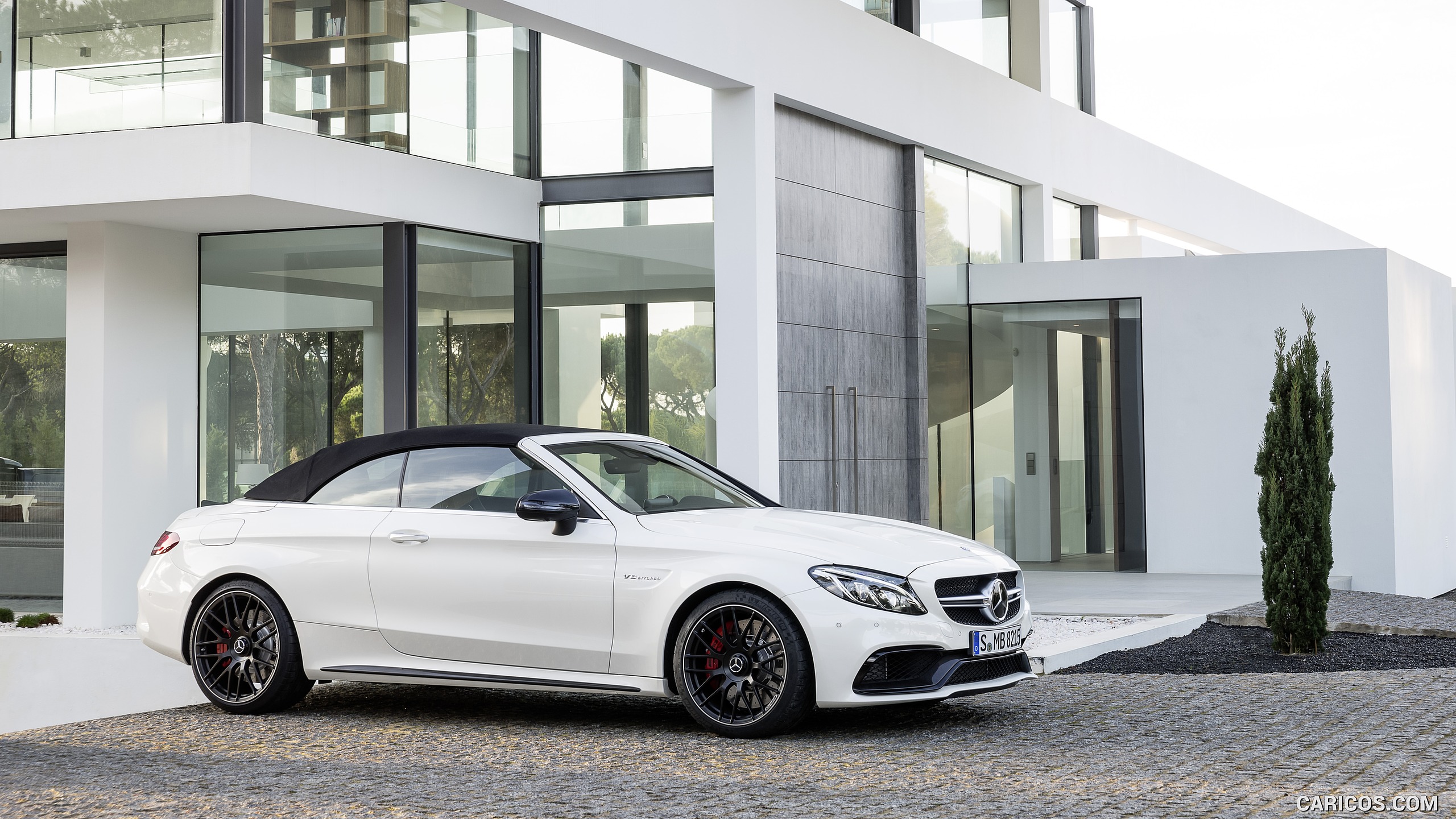 2017 Mercedes-AMG C63 S Cabriolet (Chassis: A205, Color: Designo Diamond White Bright) - Side, #16 of 222
