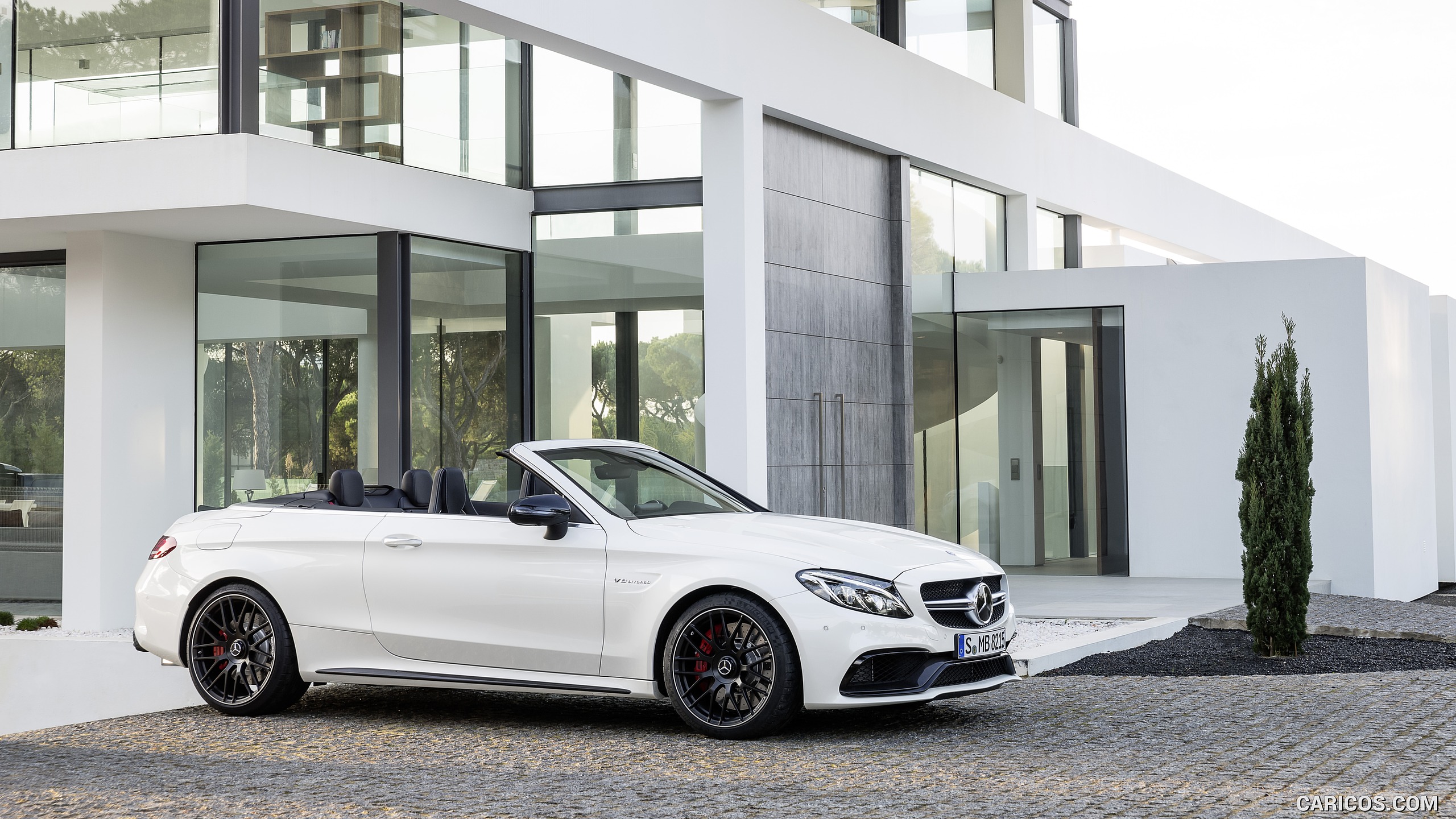 2017 Mercedes-AMG C63 S Cabriolet (Chassis: A205, Color: Designo Diamond White Bright) - Side, #17 of 222