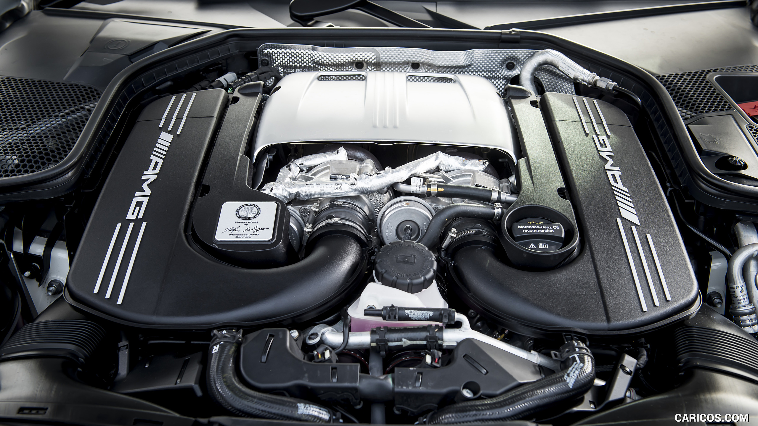 2017 Mercedes-AMG C63 S Cabriolet (UK-Spec) - Engine, #50 of 50