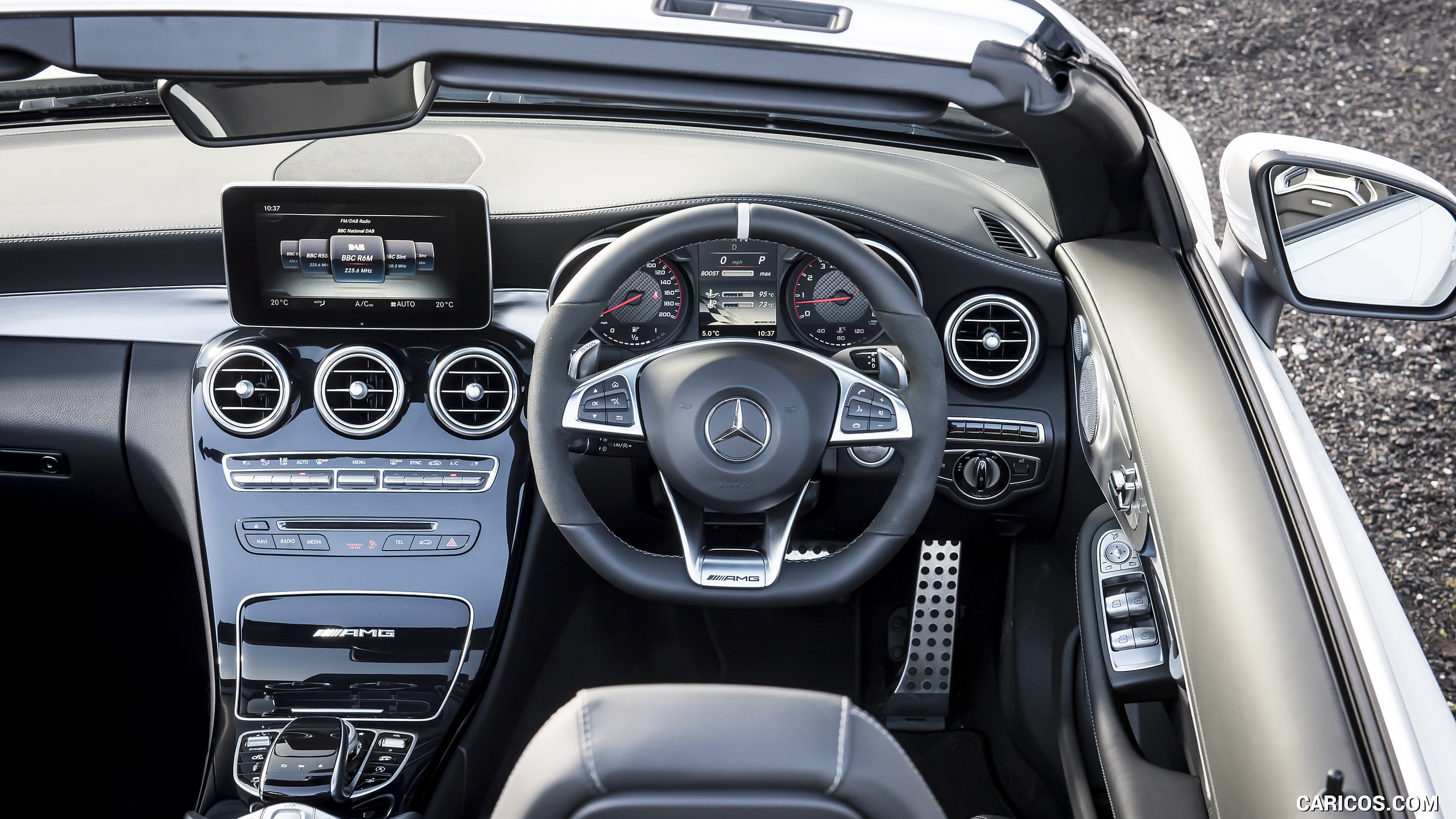 2017 Mercedes-AMG C63 S Cabriolet (UK-Spec) - Interior, Cockpit, #46 of 50