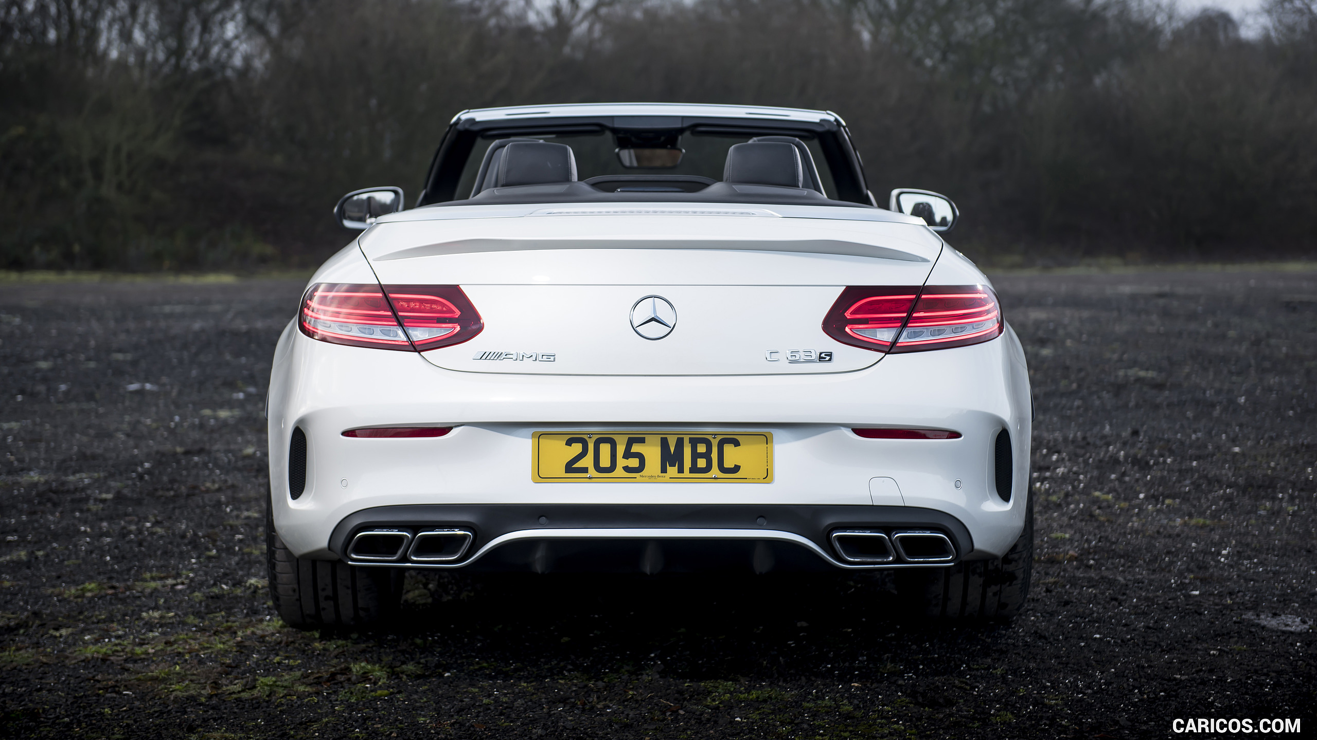 2017 Mercedes-AMG C63 S Cabriolet (UK-Spec) - Top Down - Rear, #25 of 50