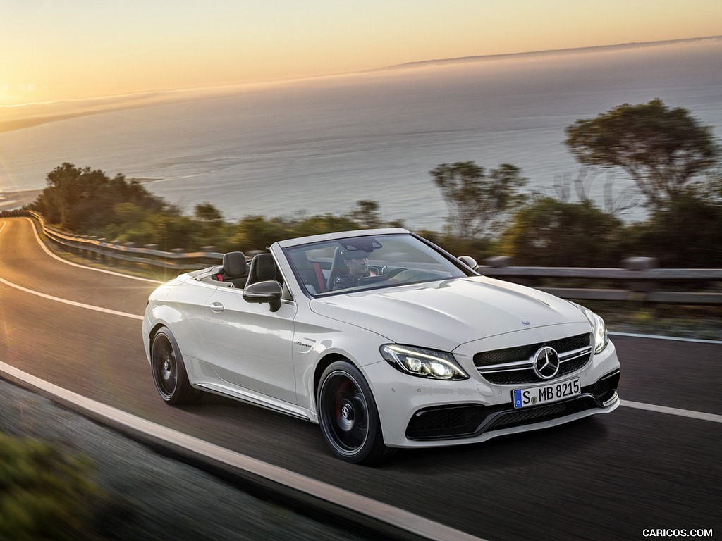 2017 Mercedes-AMG C63 S Cabriolet (Chassis: A205, Color: Designo Diamond White Bright) - Front