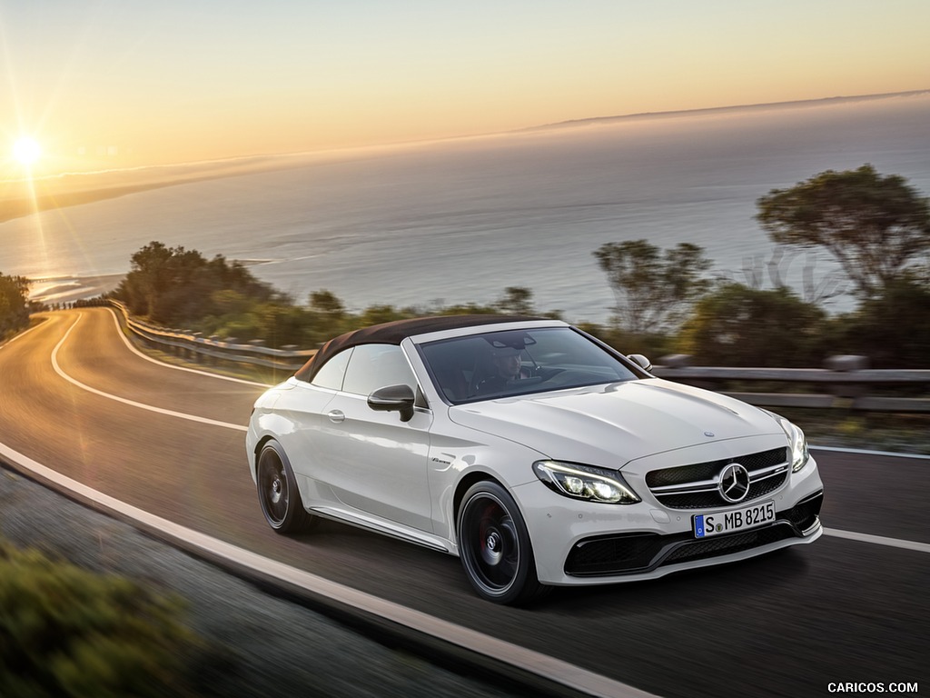 2017 Mercedes-AMG C63 S Cabriolet (Chassis: A205, Color: Designo Diamond White Bright) - Front