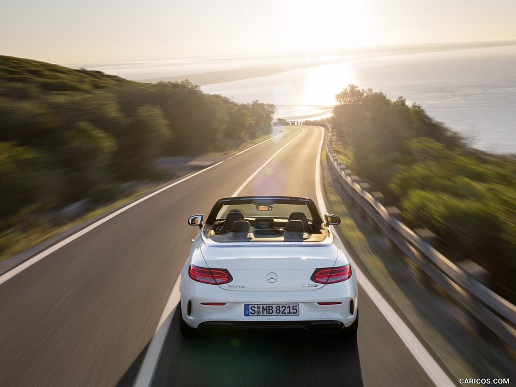 2017 Mercedes-AMG C63 S Cabriolet (Chassis: A205, Color: Designo Diamond White Bright) - Rear