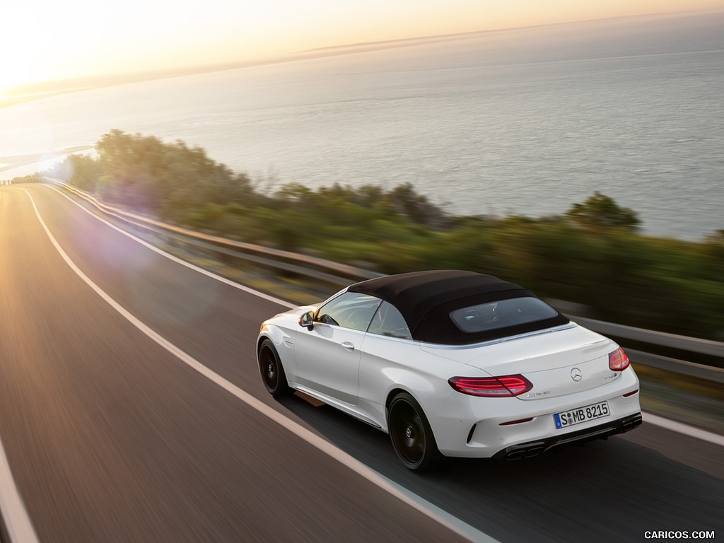 2017 Mercedes-AMG C63 S Cabriolet (Chassis: A205, Color: Designo Diamond White Bright) - Rear