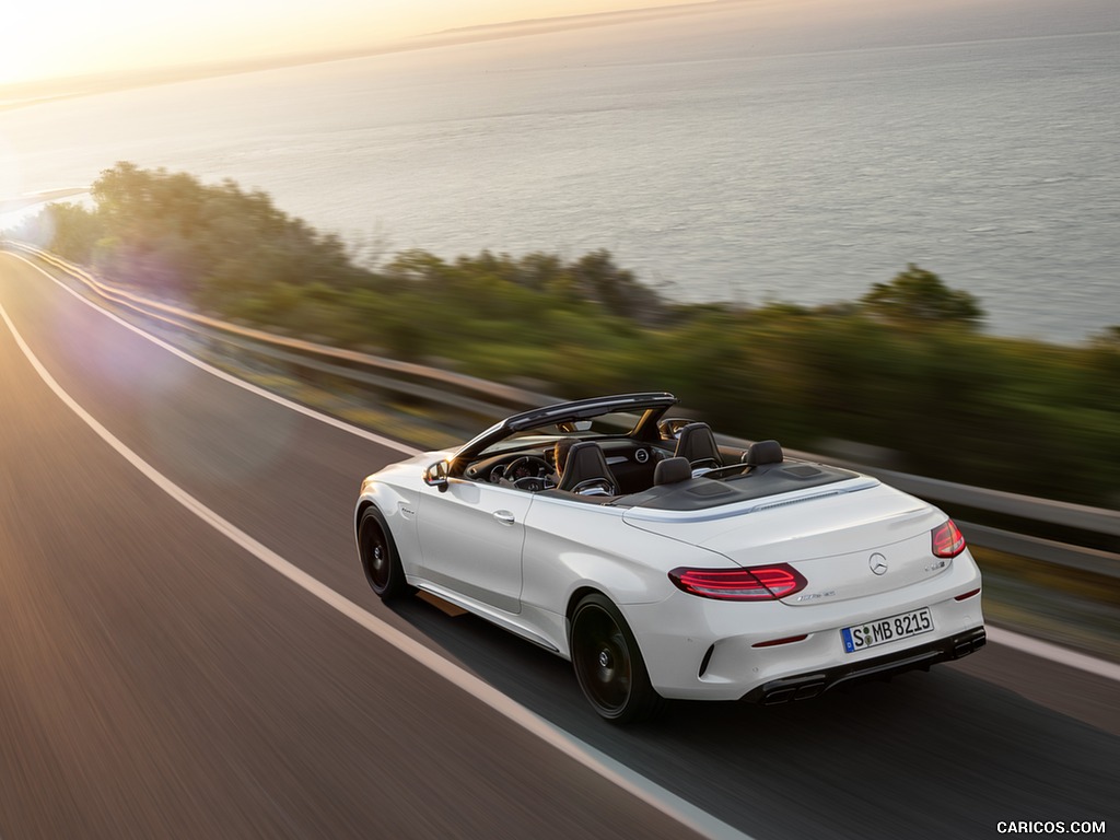 2017 Mercedes-AMG C63 S Cabriolet (Chassis: A205, Color: Designo Diamond White Bright) - Rear