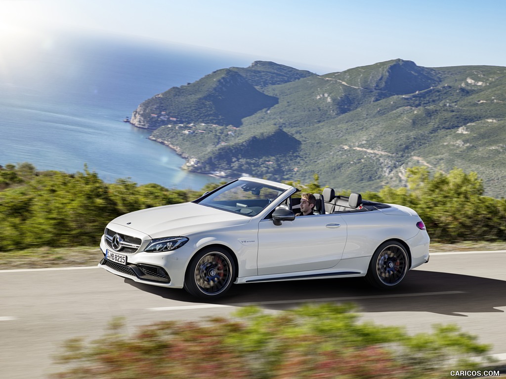 2017 Mercedes-AMG C63 S Cabriolet (Chassis: A205, Color: Designo Diamond White Bright) - Side