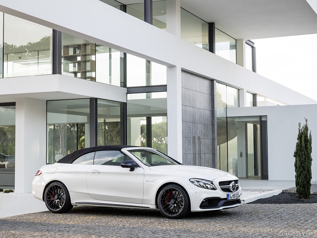 2017 Mercedes-AMG C63 S Cabriolet (Chassis: A205, Color: Designo Diamond White Bright) - Side