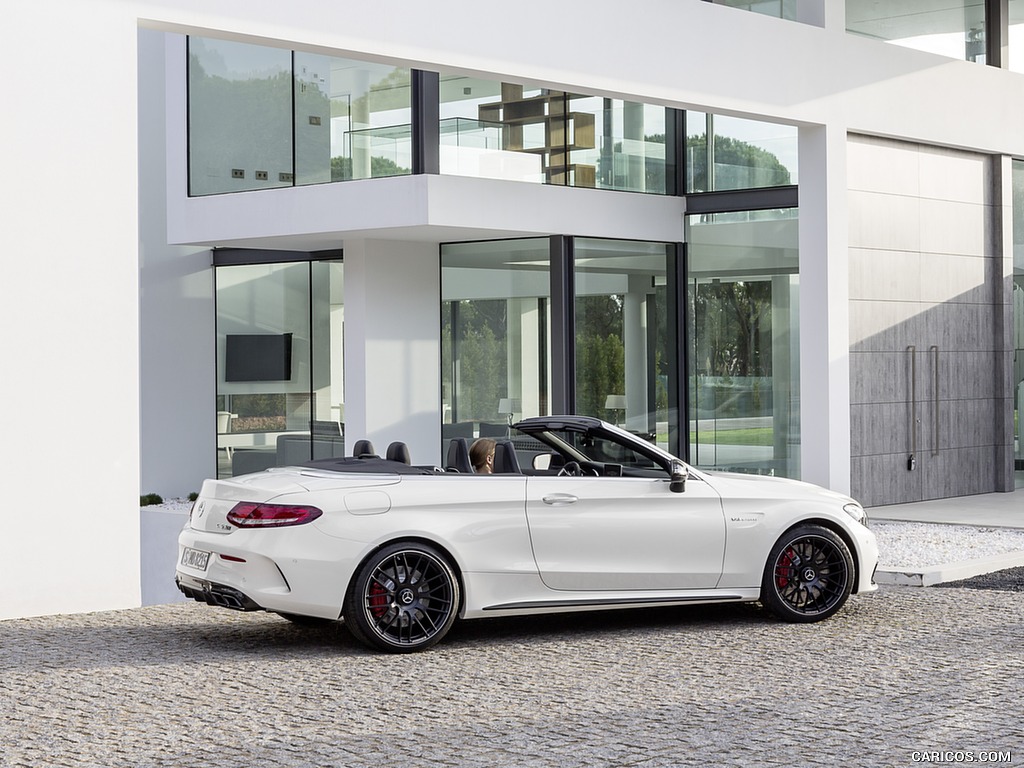 2017 Mercedes-AMG C63 S Cabriolet (Chassis: A205, Color: Designo Diamond White Bright) - Side