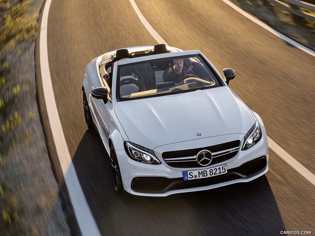 2017 Mercedes-AMG C63 S Cabriolet (Chassis: A205, Color: Designo Diamond White Bright) - Top